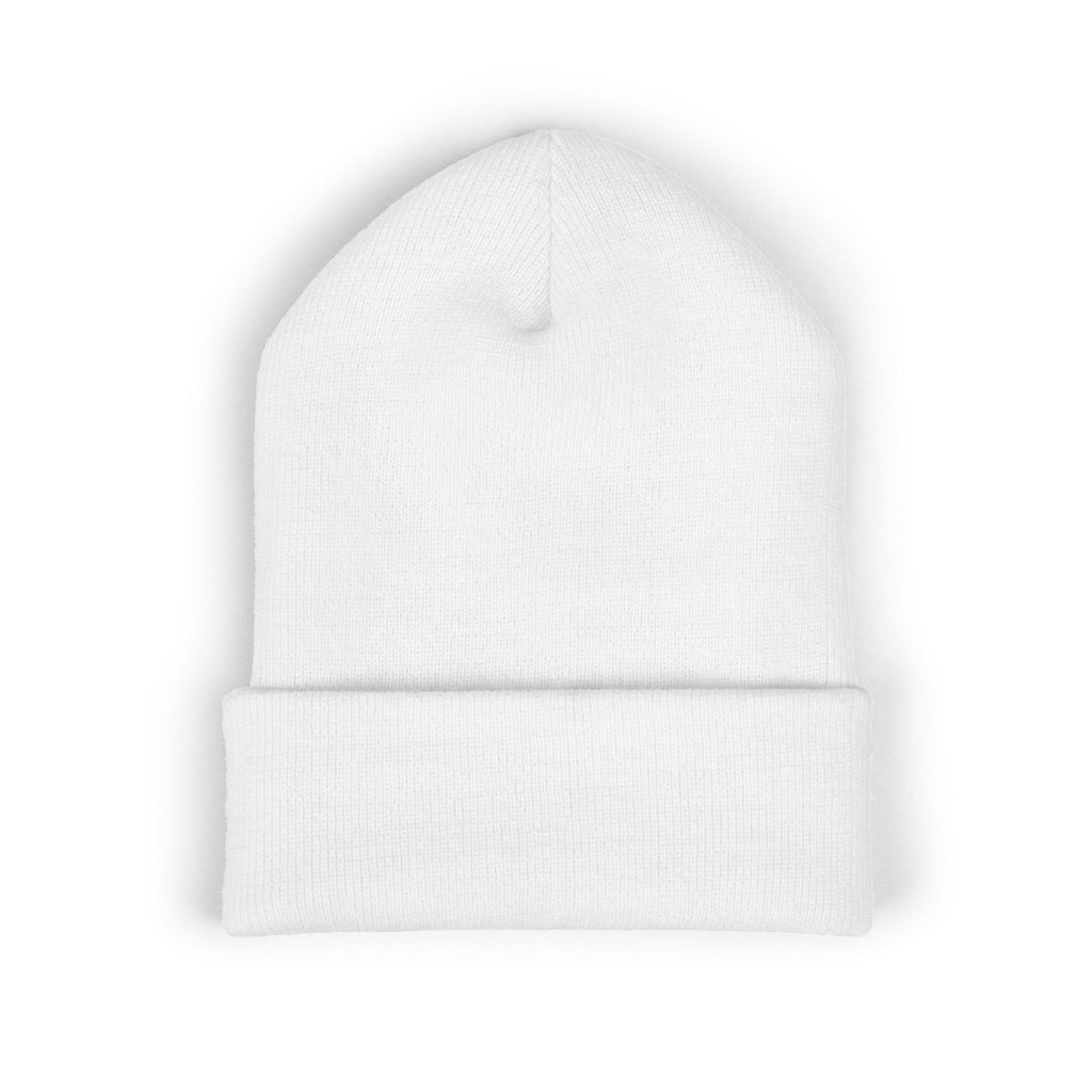 Embroidered Monogram Cuffed Beanie – Classic Knit Winter Hat