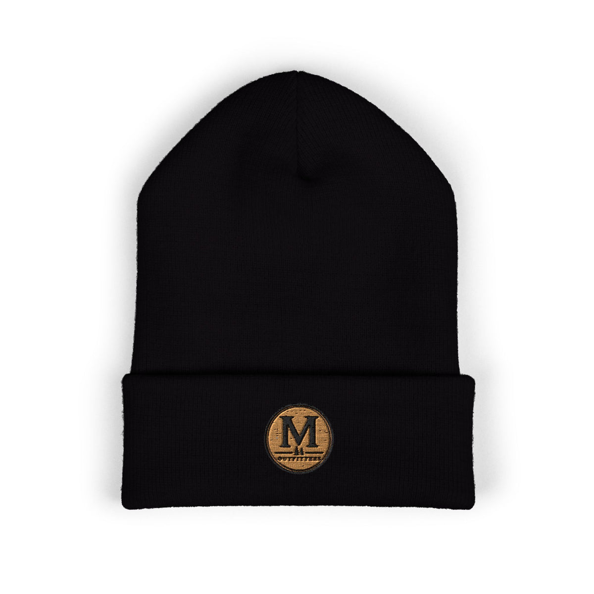 Embroidered Monogram Cuffed Beanie – Classic Knit Winter Hat