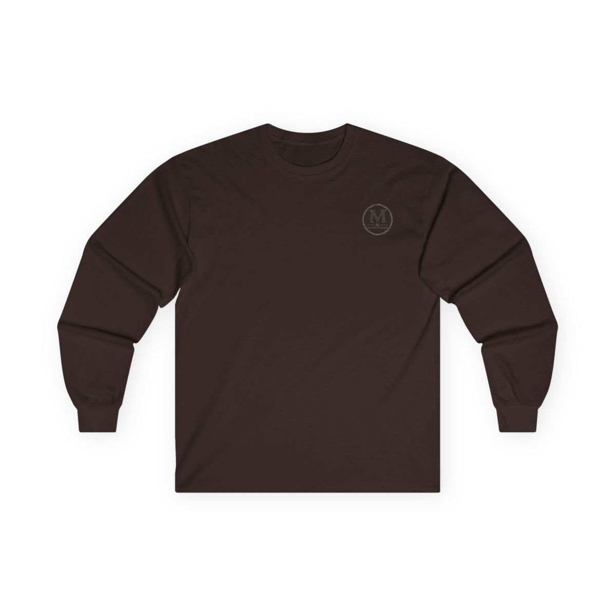 Long Sleeve Tee — Coastal Cabin Landscape Back Print