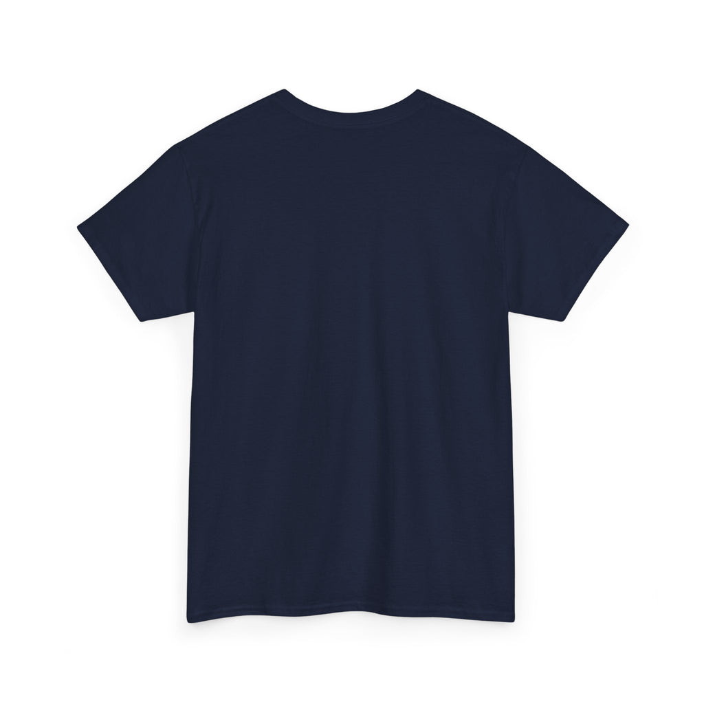 Minimal Monogram 'M' Chest Logo Tee – Classic White Cotton Shirt