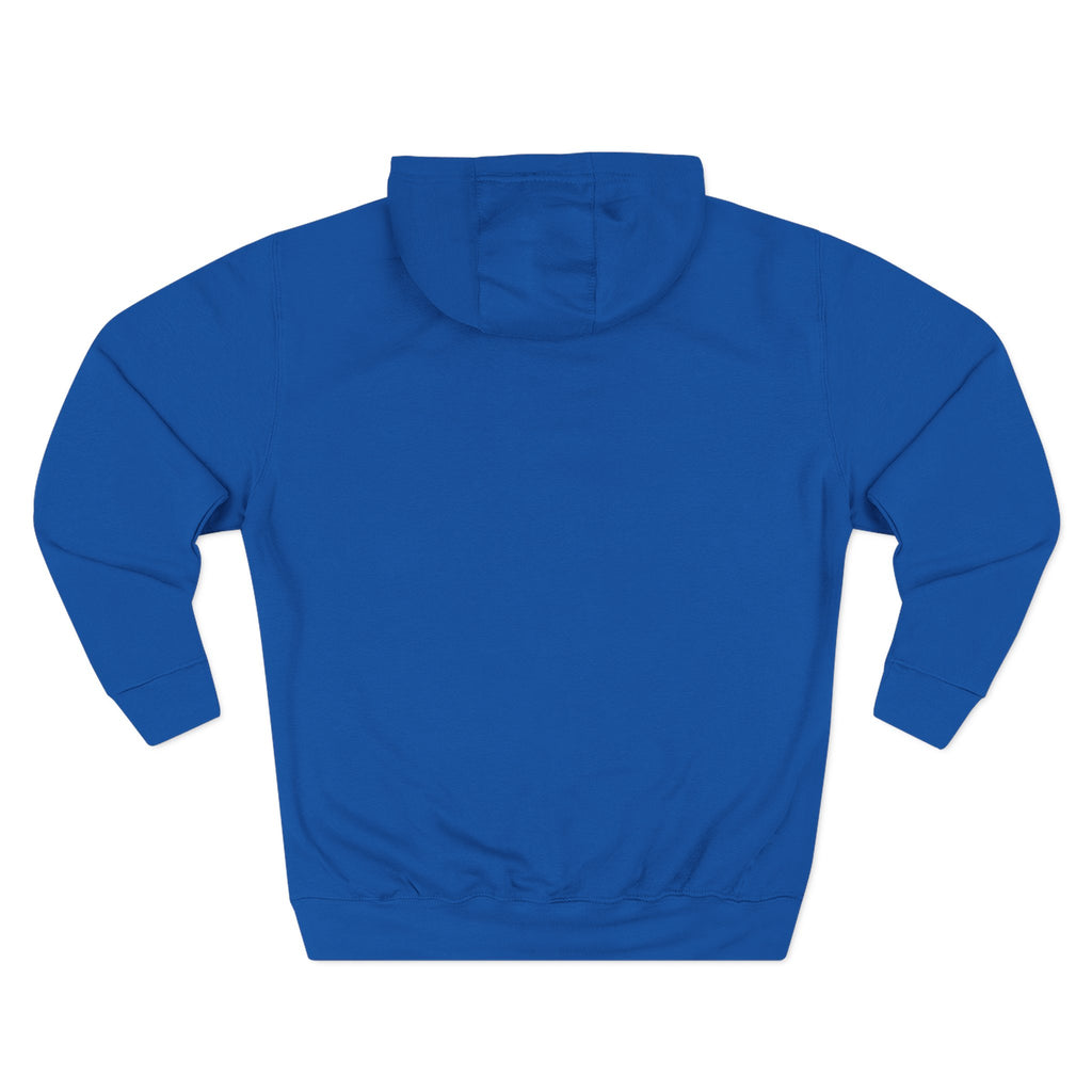Monogram M Circle Hoodie — Minimalist Initials Fleece Pullover