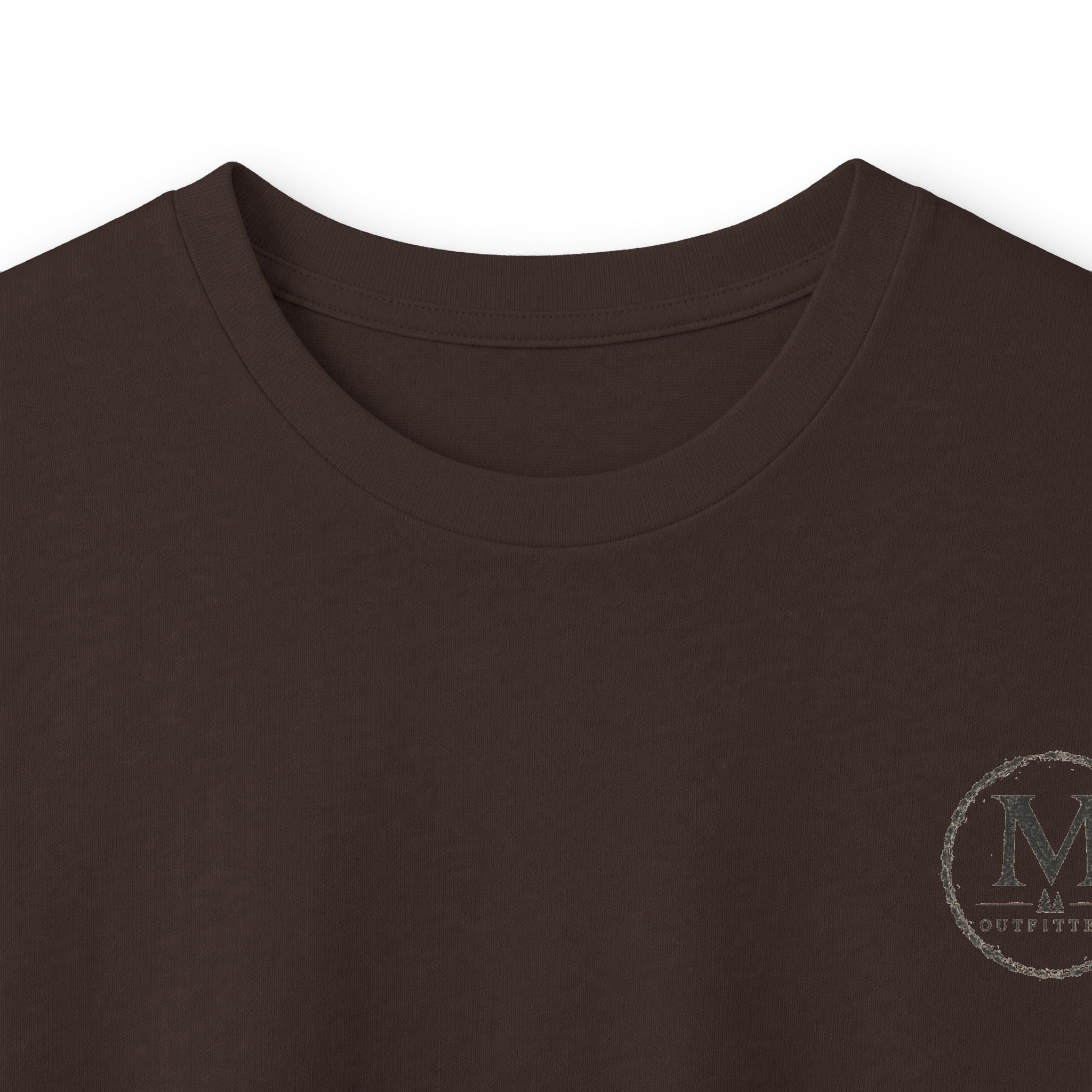 Long Sleeve Tee — Coastal Cabin Landscape Back Print
