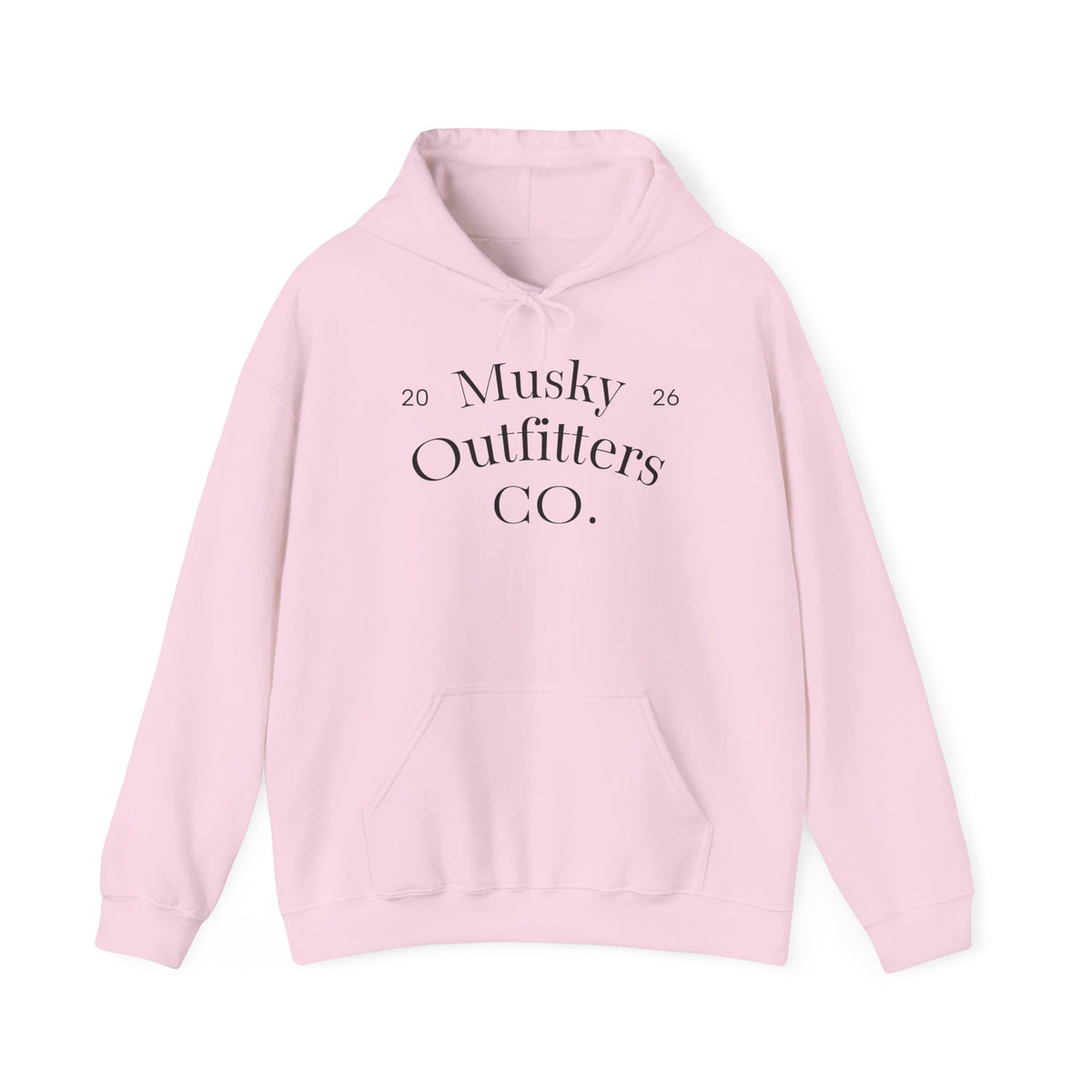 Musky Outfitters Co. Hooded Sweatshirt – Vintage Coastal Cliffs Graphic Hoodie