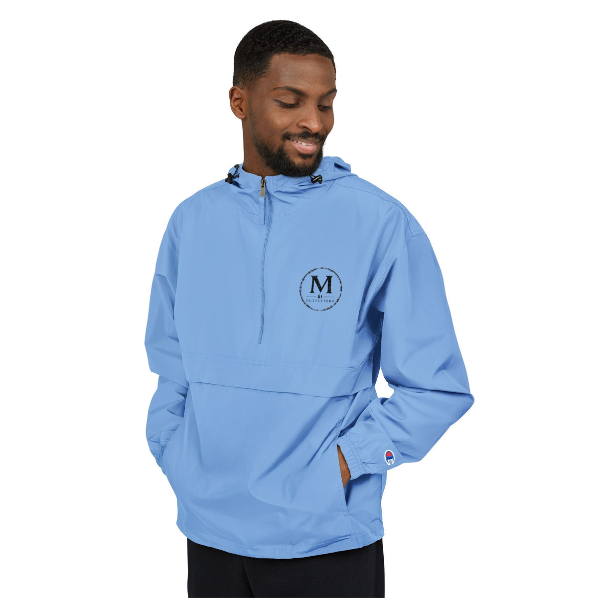 Embroidered M Monogram Packable Anorak Jacket