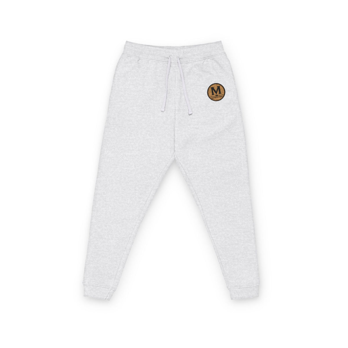 Embroidered Vintage Earth Circle Joggers