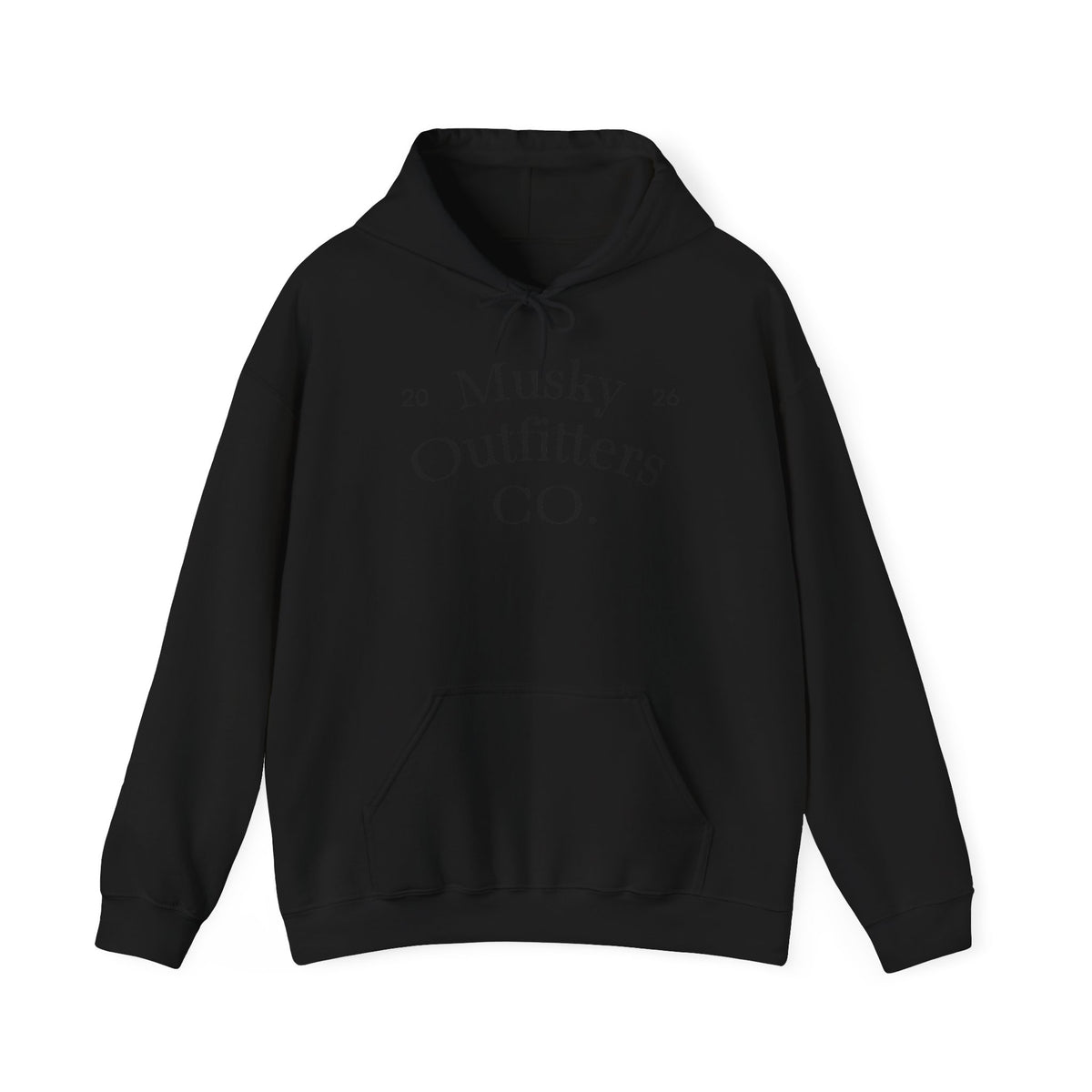 Musky Outfitters Co. Hooded Sweatshirt – Vintage Coastal Cliffs Graphic Hoodie