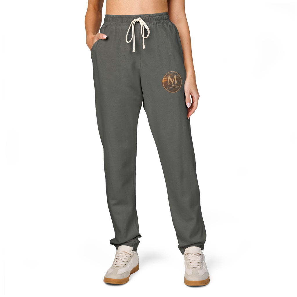 Monogram Laurel Fleece Sweatpants — Personalized 'M' Casual Joggers