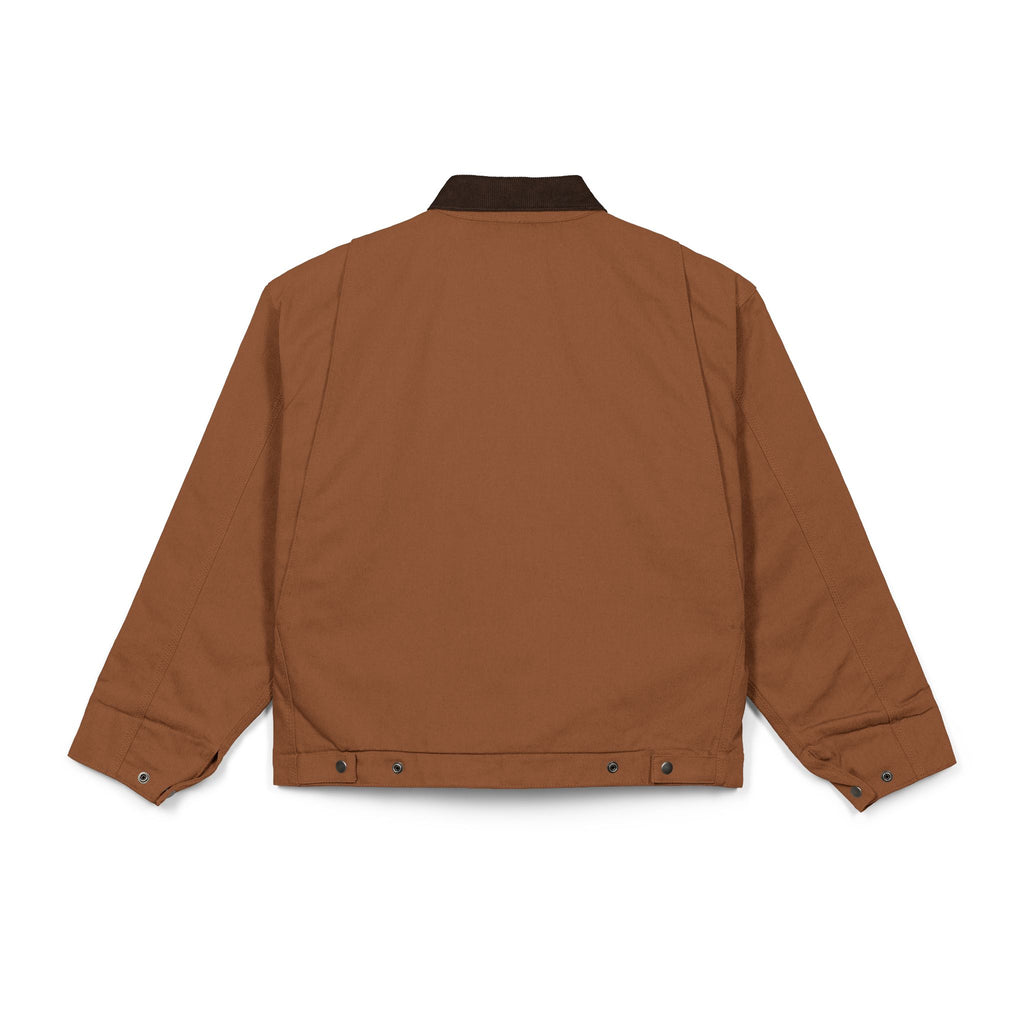 Duck Cloth Work Jacket — Durable Black Carpenter/Utility Jacket