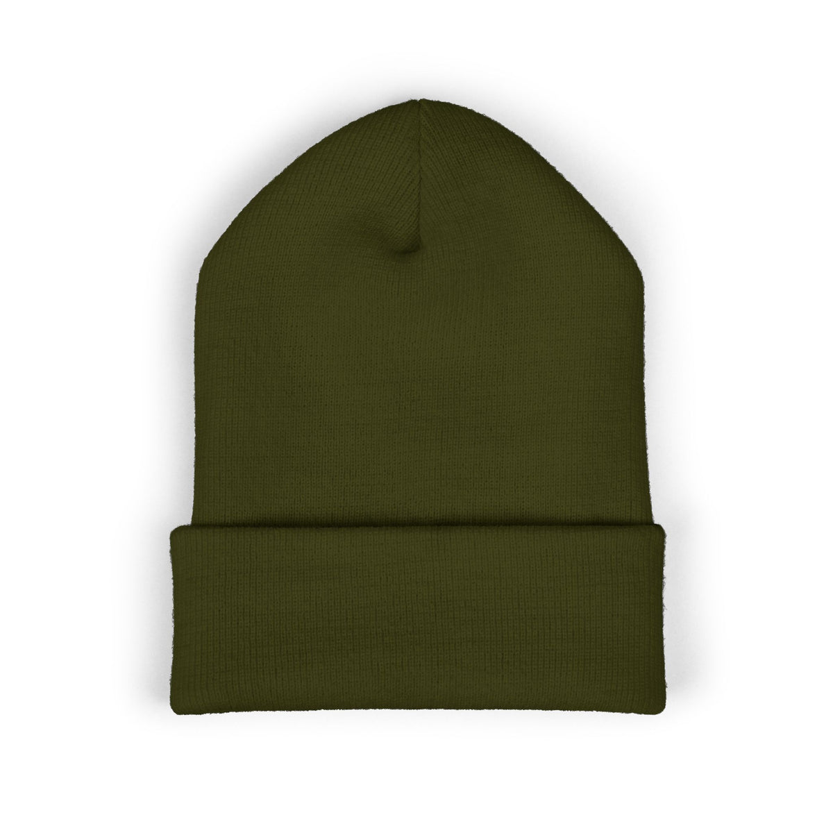 Embroidered Monogram Cuffed Beanie – Classic Knit Winter Hat