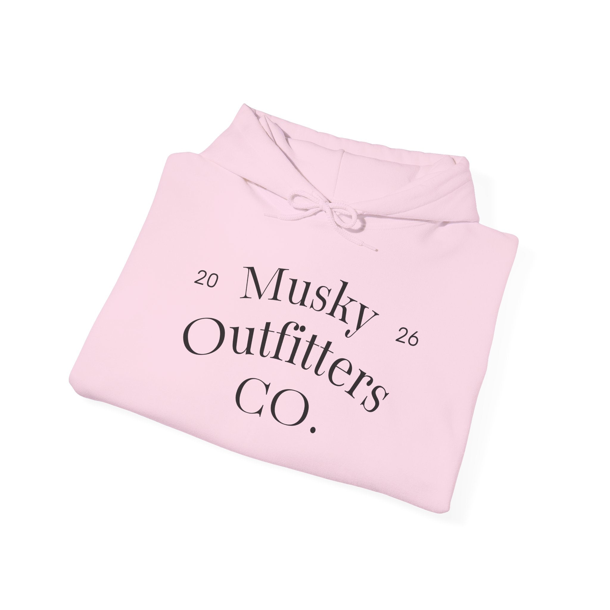 Musky Outfitters Co. Hooded Sweatshirt – Vintage Coastal Cliffs Graphic Hoodie
