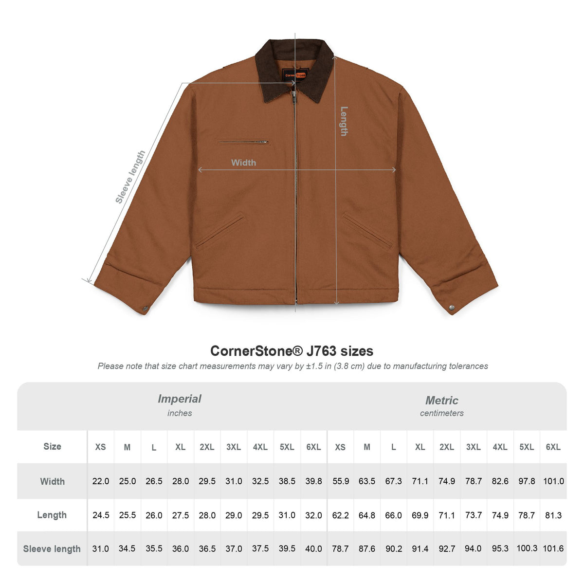 Duck Cloth Work Jacket — Durable Black Carpenter/Utility Jacket