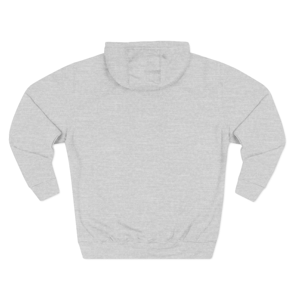 Minimal Monogram Circle Hoodie — Subtle Gold "M" Chest Logo