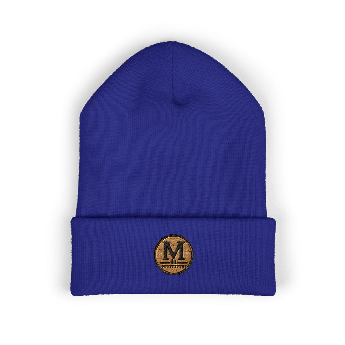 Embroidered Monogram Cuffed Beanie – Classic Knit Winter Hat
