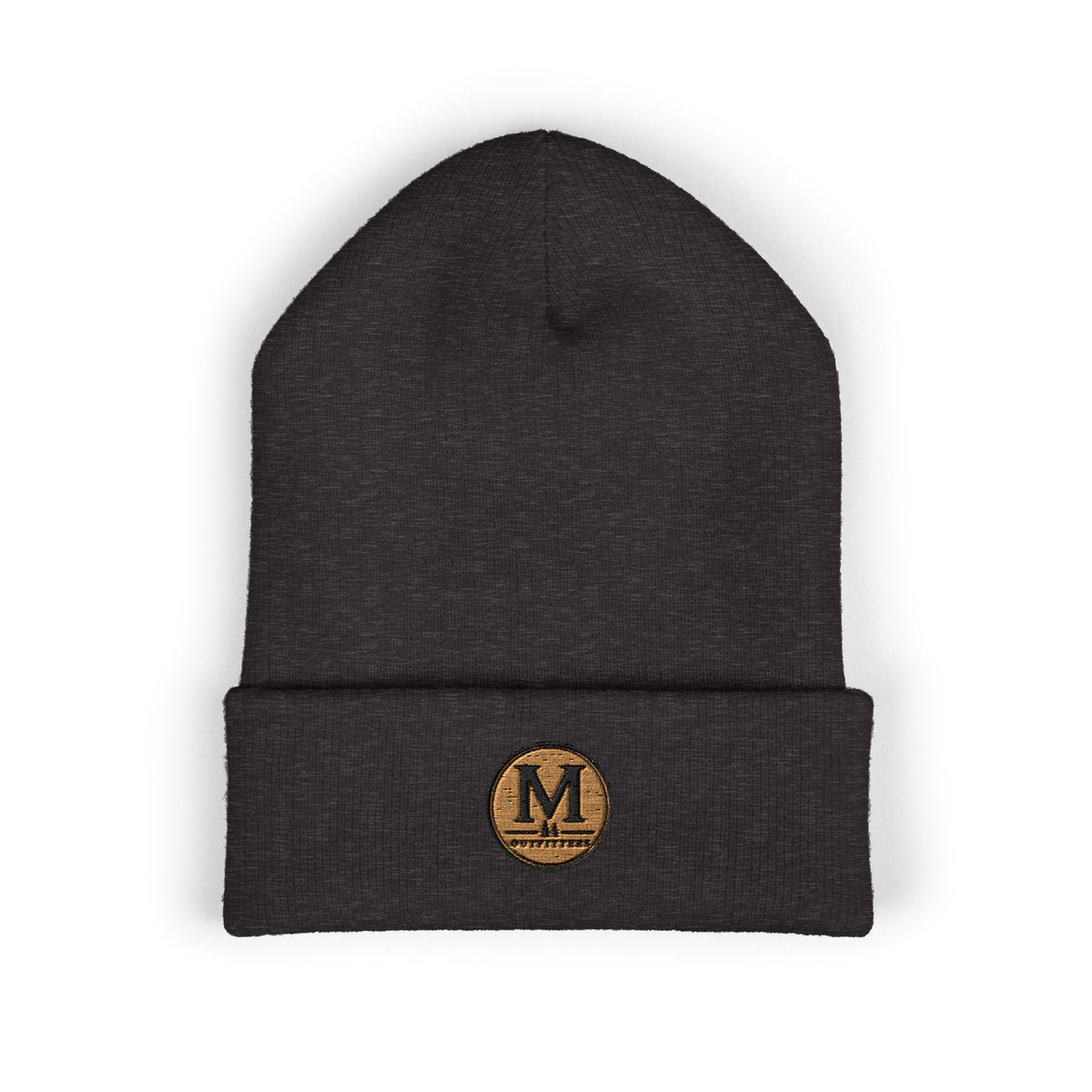 Embroidered Monogram Cuffed Beanie – Classic Knit Winter Hat