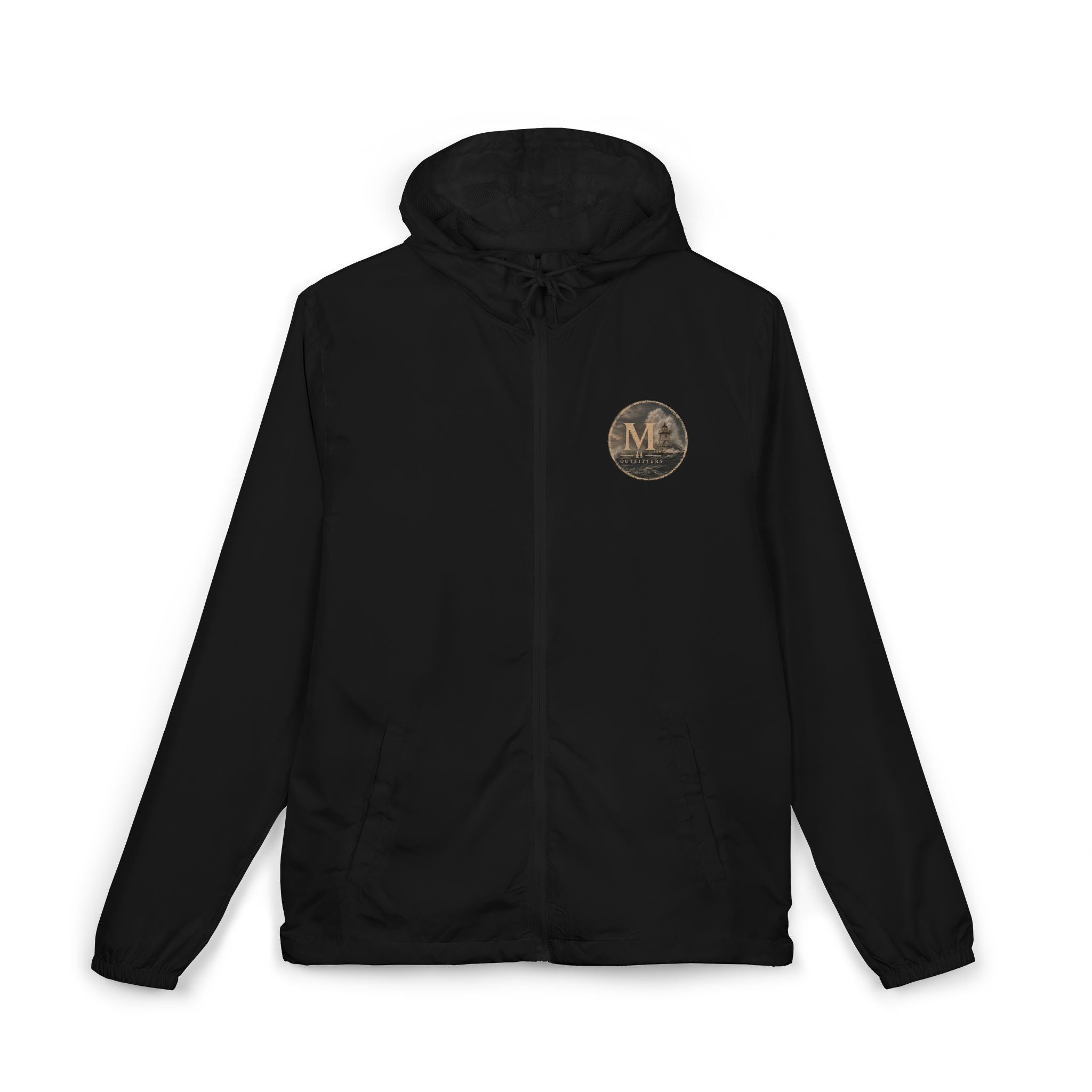 America's Midwest Windbreaker Jacket — Camo Full-Zip Hooded Windbreaker