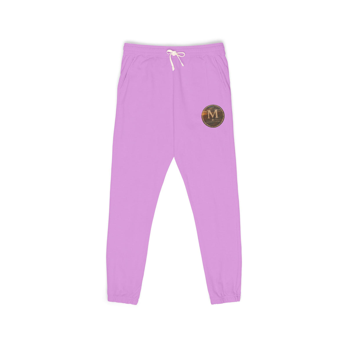 Monogram Laurel Fleece Sweatpants — Personalized 'M' Casual Joggers