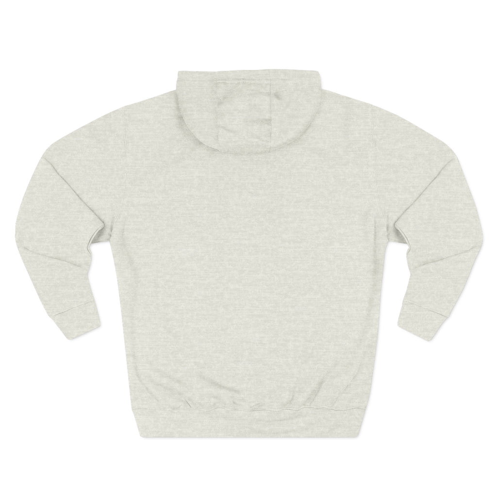 Minimal Monogram Circle Hoodie — Subtle Gold "M" Chest Logo