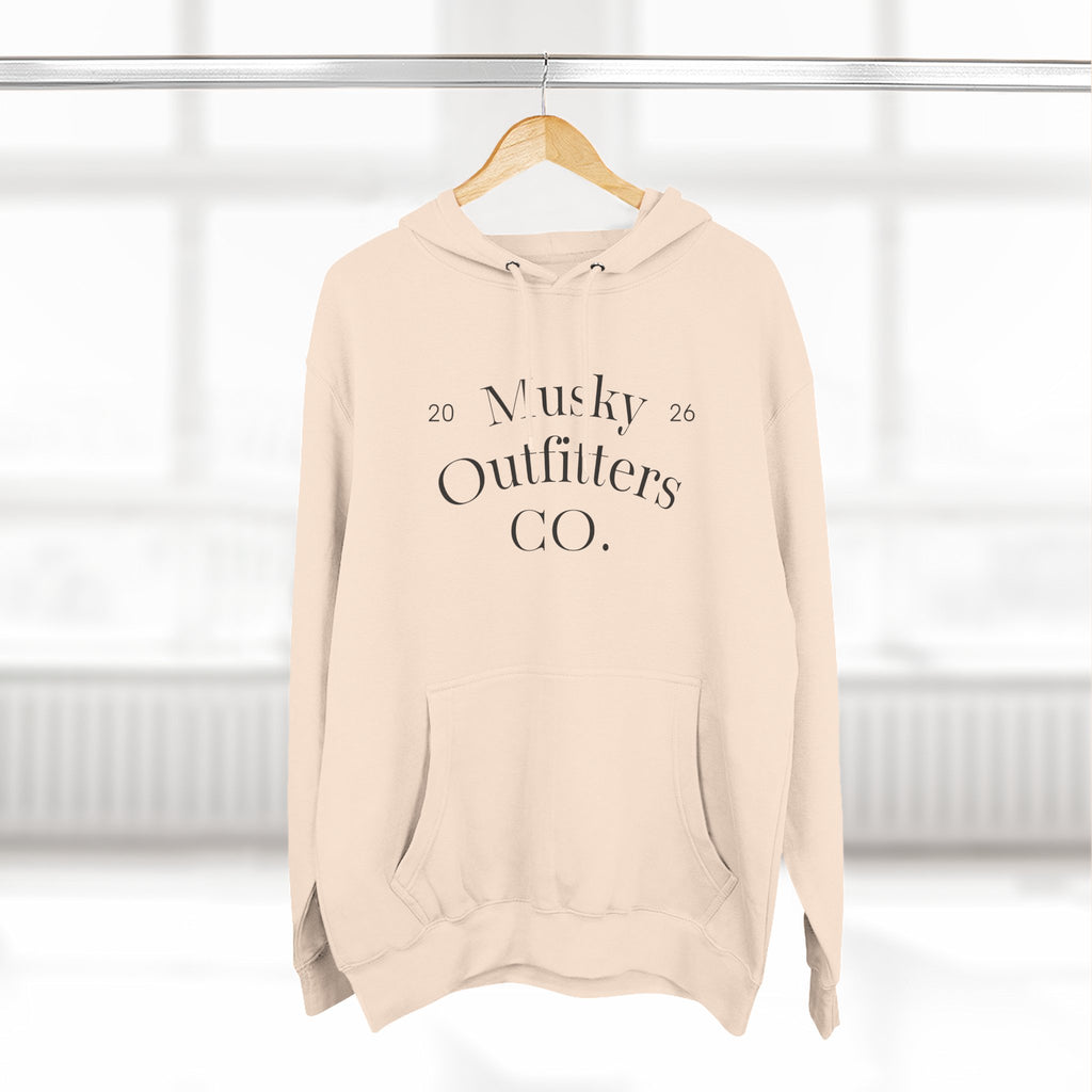 Vintage Lakeside Hoodie — Rustic Cabin Nature Graphic