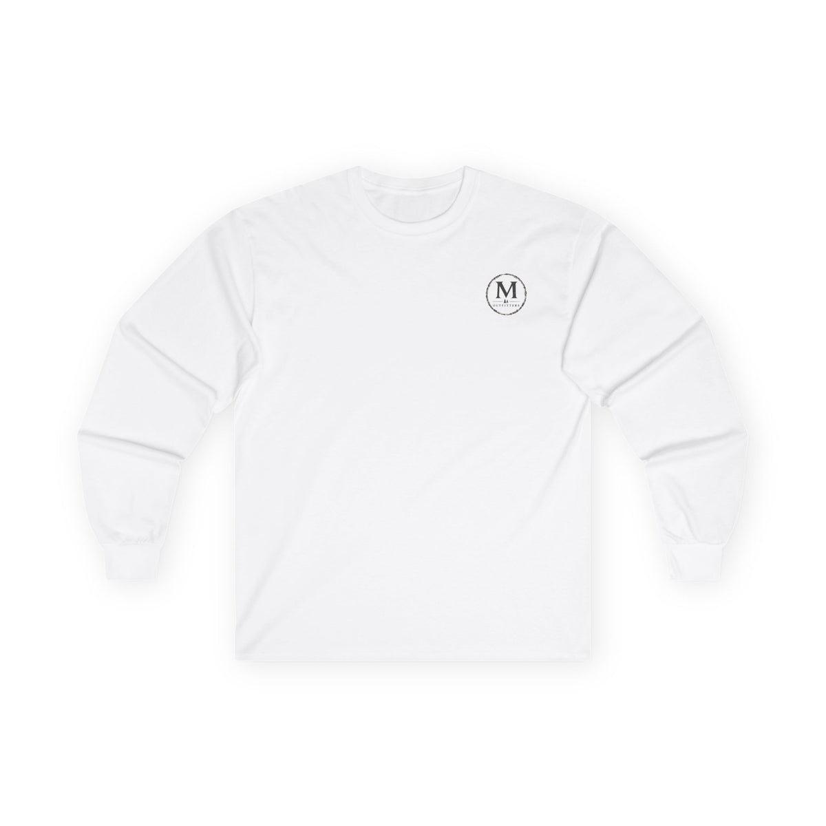 Long Sleeve Tee — Coastal Cabin Landscape Back Print