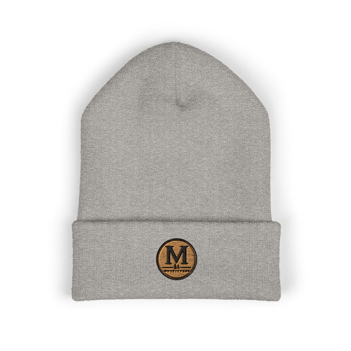 Embroidered Monogram Cuffed Beanie – Classic Knit Winter Hat