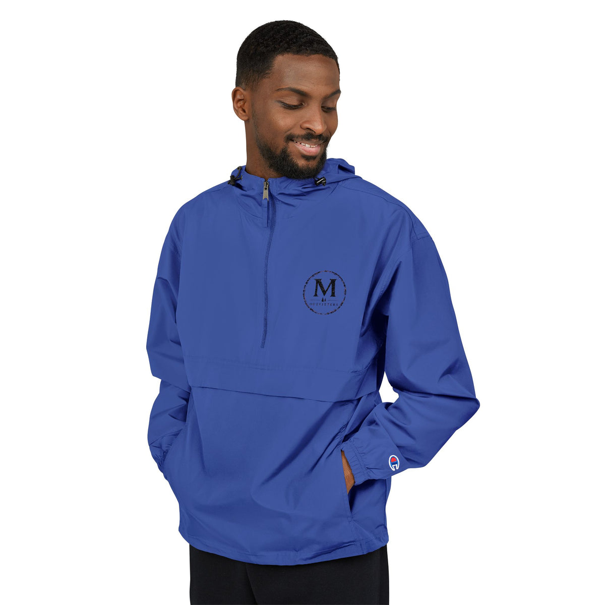 Embroidered M Monogram Packable Anorak Jacket