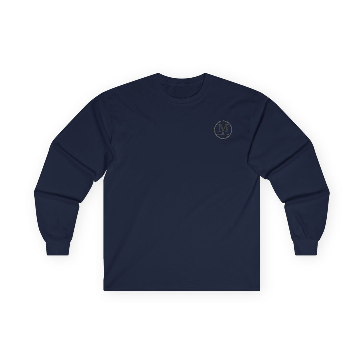 Long Sleeve Tee — Coastal Cabin Landscape Back Print