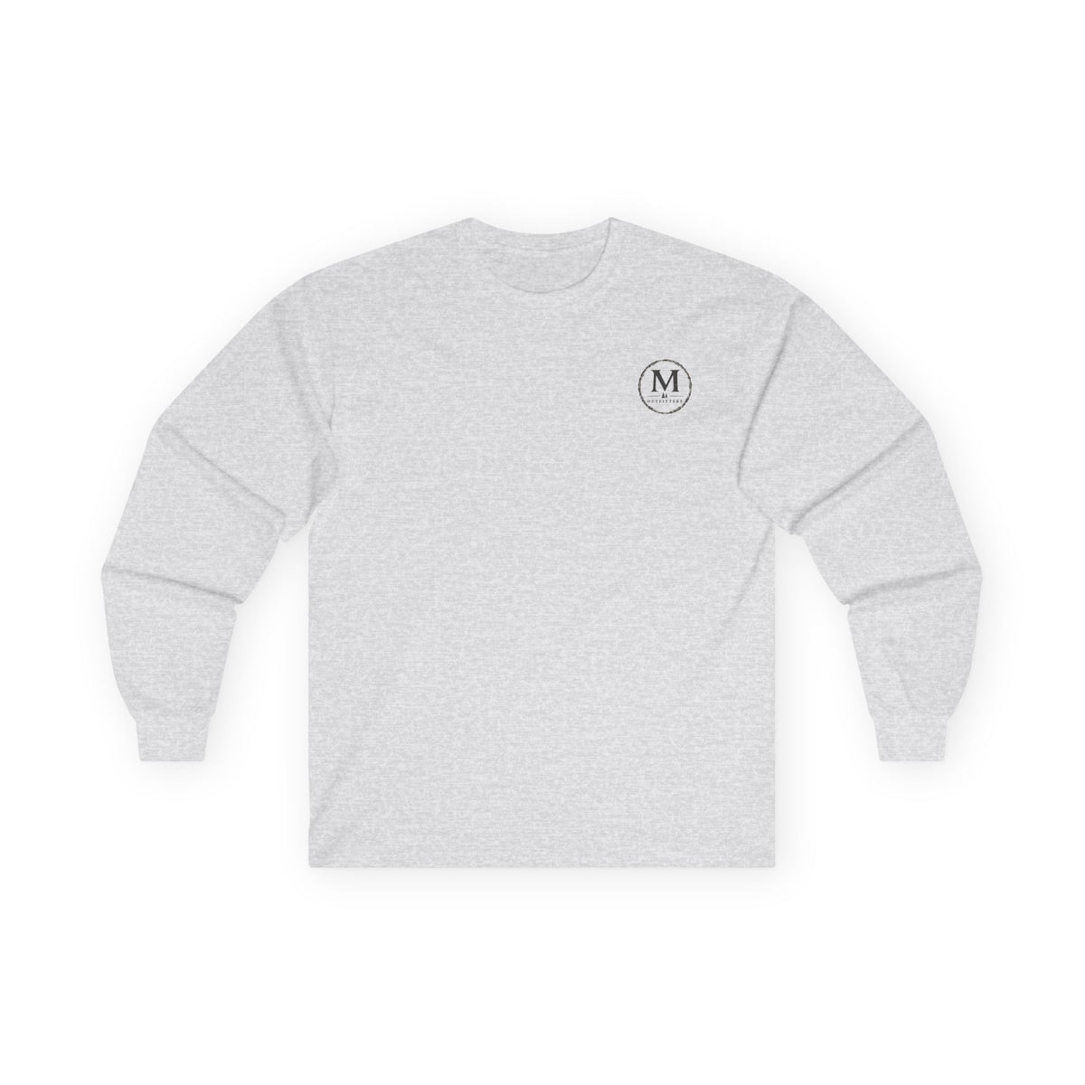 Long Sleeve Tee — Coastal Cabin Landscape Back Print