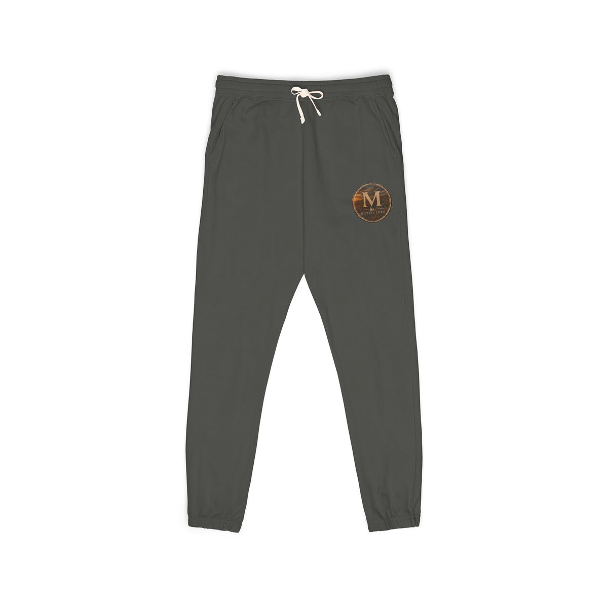 Monogram Laurel Fleece Sweatpants — Personalized 'M' Casual Joggers