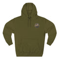 Minimal Monogram Circle Hoodie — Subtle Gold "M" Chest Logo