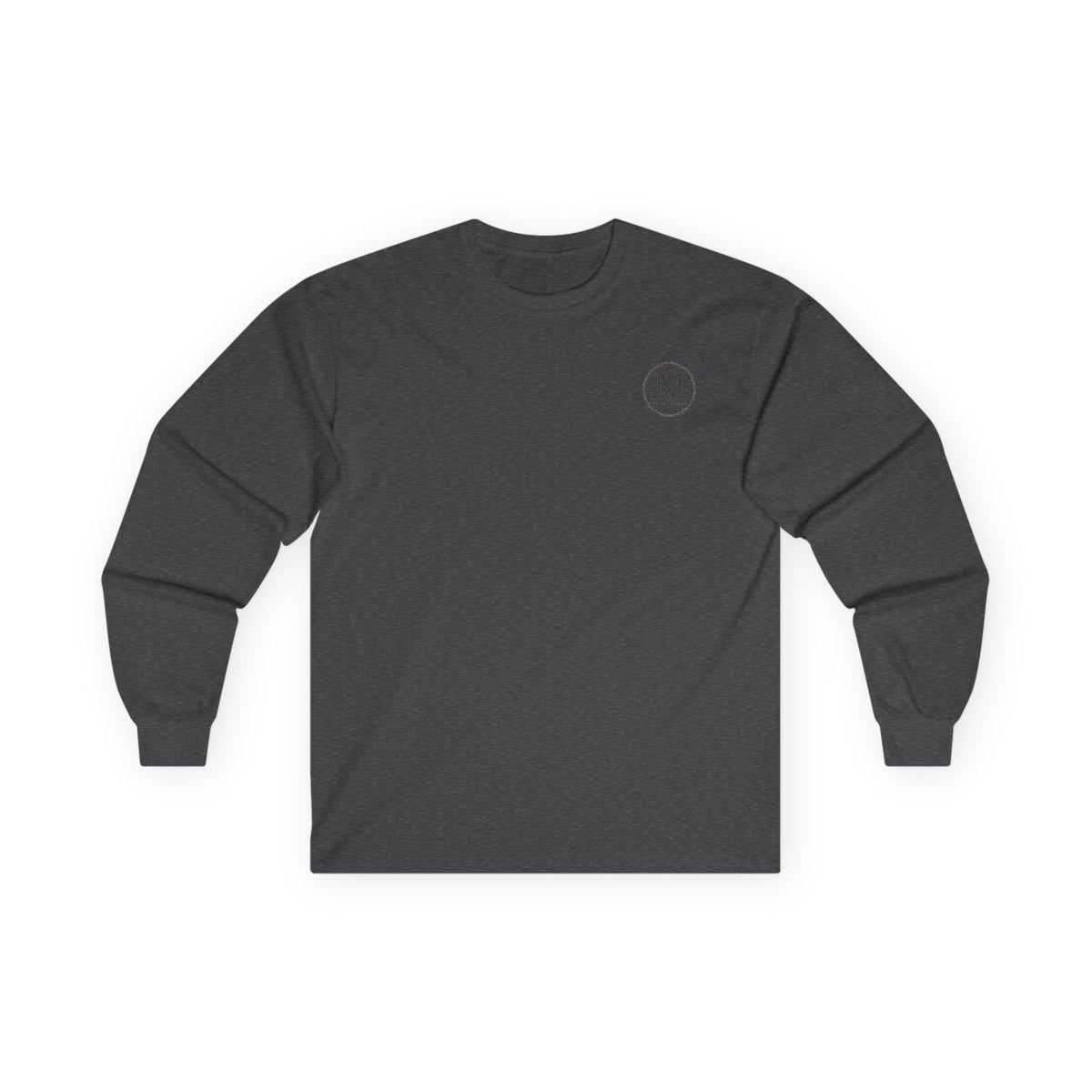 Long Sleeve Tee — Coastal Cabin Landscape Back Print