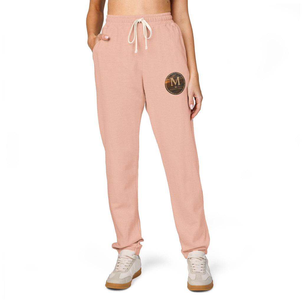 Monogram Laurel Fleece Sweatpants — Personalized 'M' Casual Joggers