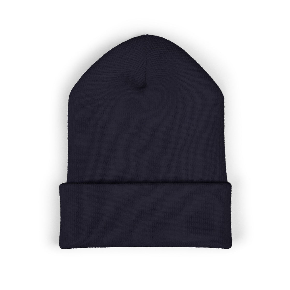 Embroidered Monogram Cuffed Beanie – Classic Knit Winter Hat