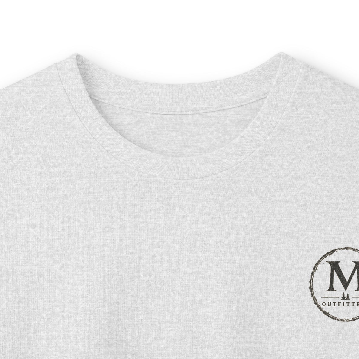 Long Sleeve Tee — Coastal Cabin Landscape Back Print