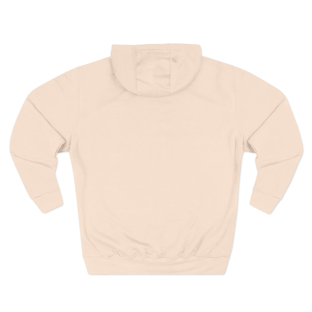 Monogram M Circle Hoodie — Minimalist Initials Fleece Pullover