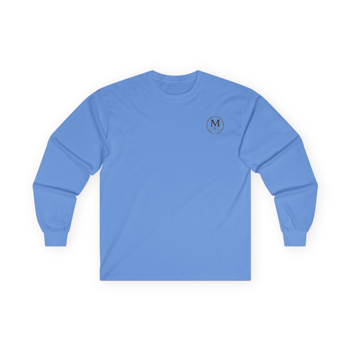 Long Sleeve Tee — Coastal Cabin Landscape Back Print