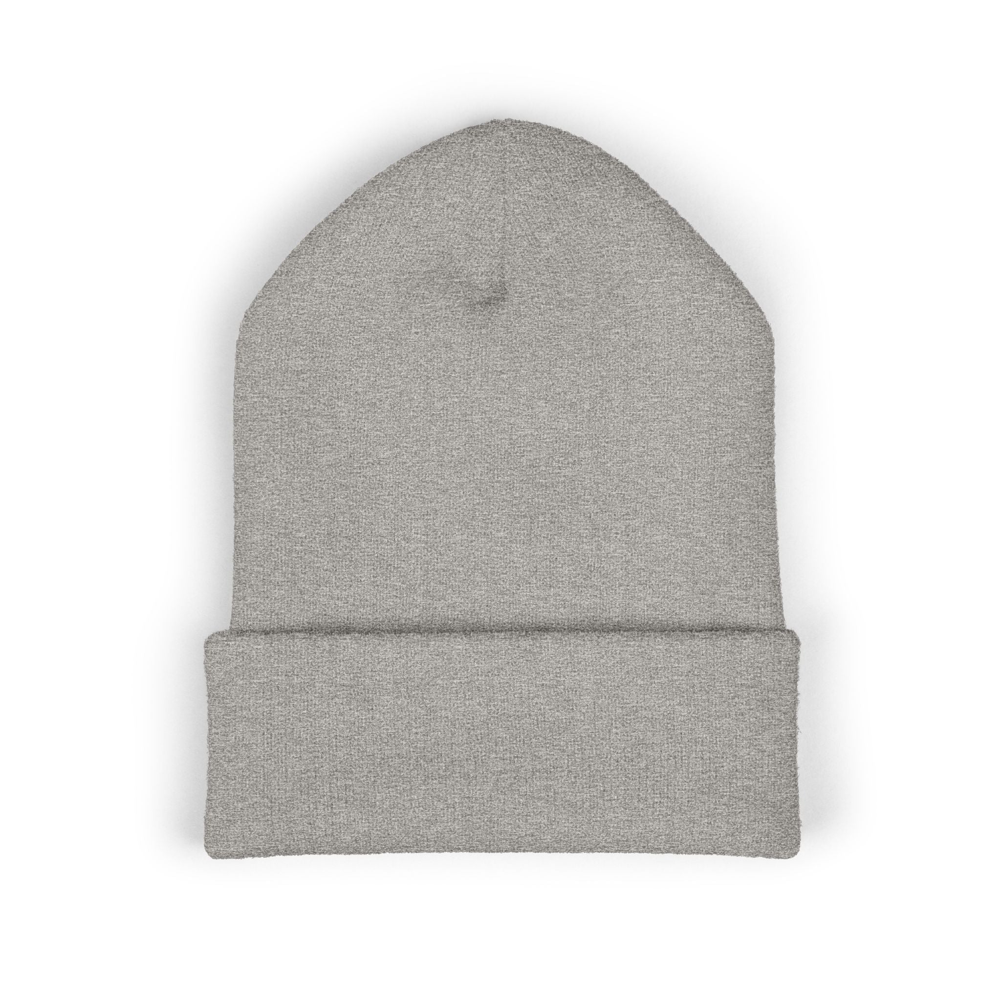Embroidered Monogram Cuffed Beanie – Classic Knit Winter Hat