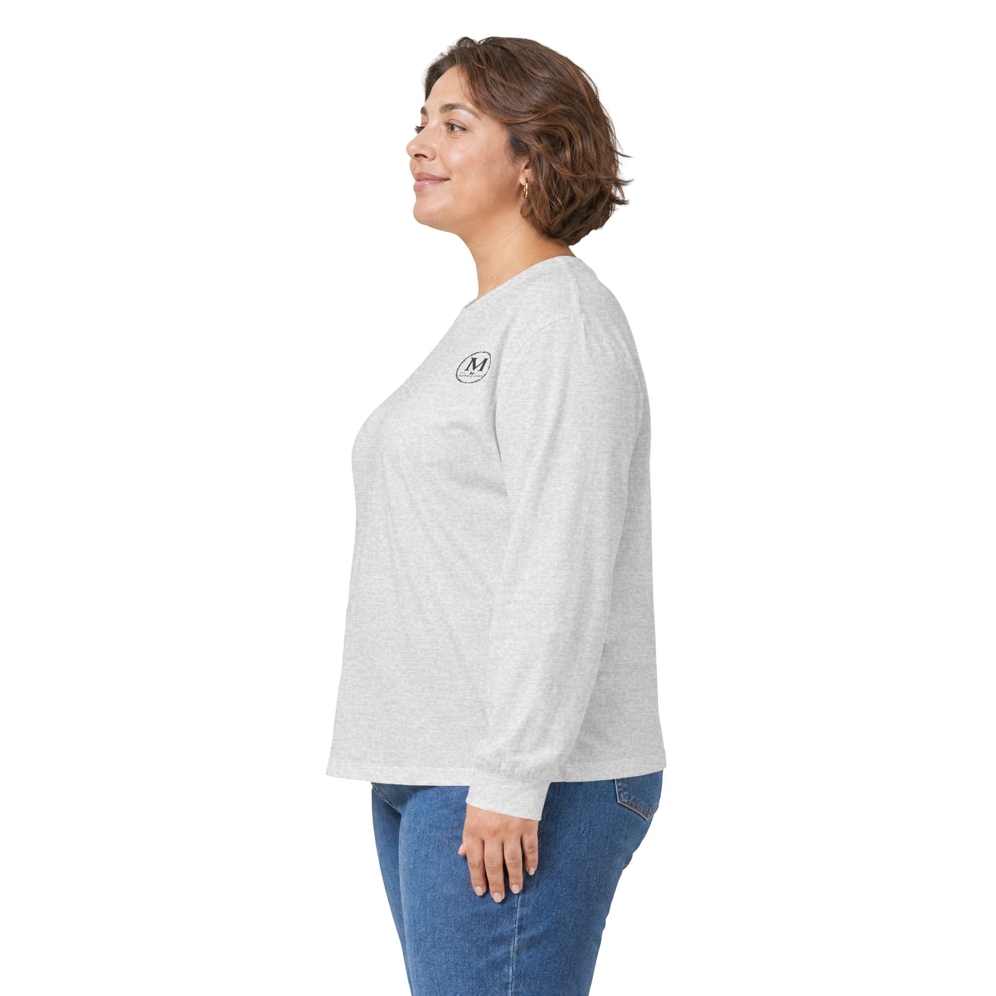 Long Sleeve Tee — Coastal Cabin Landscape Back Print