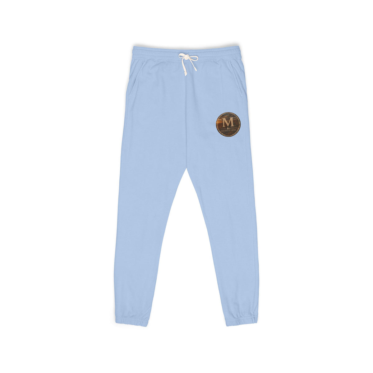 Monogram Laurel Fleece Sweatpants — Personalized 'M' Casual Joggers