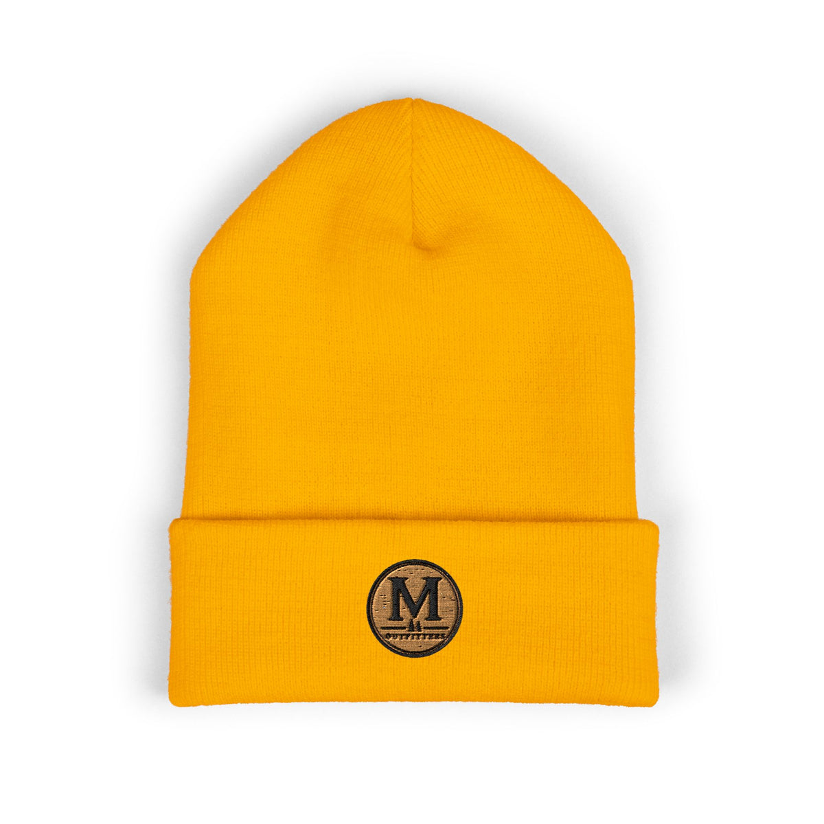 Embroidered Monogram Cuffed Beanie – Classic Knit Winter Hat