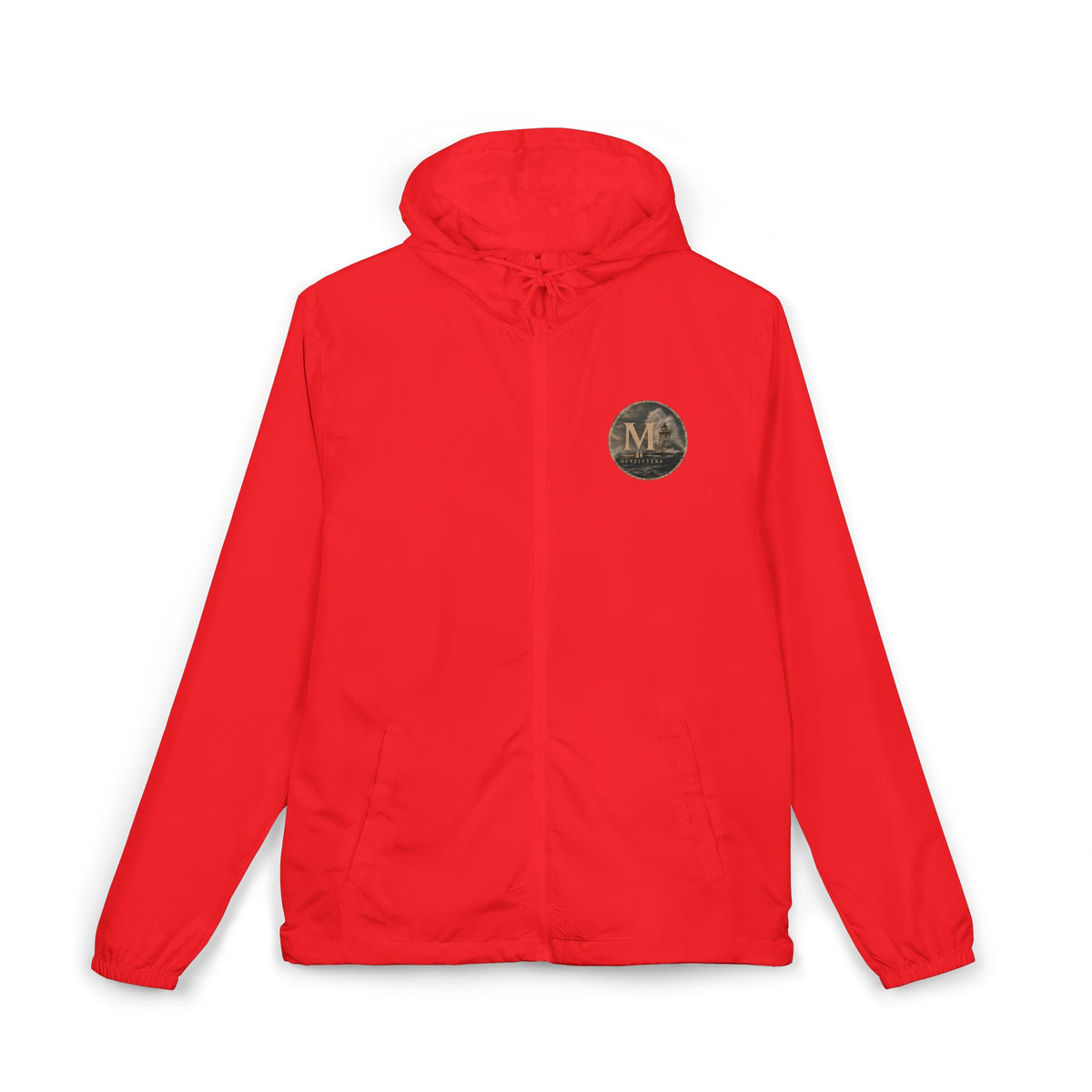 America's Midwest Windbreaker Jacket — Camo Full-Zip Hooded Windbreaker