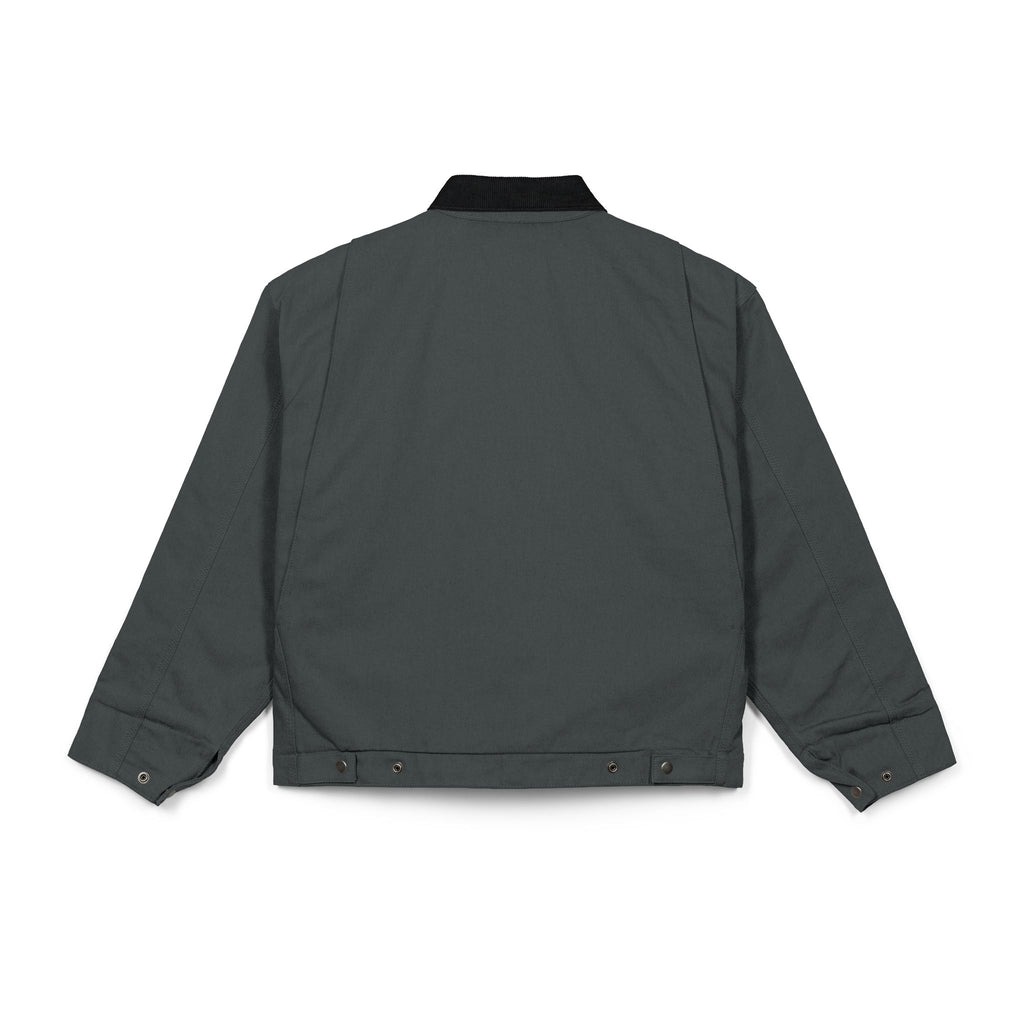 Duck Cloth Work Jacket — Durable Black Carpenter/Utility Jacket