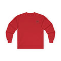 Long Sleeve Tee — Coastal Cabin Landscape Back Print