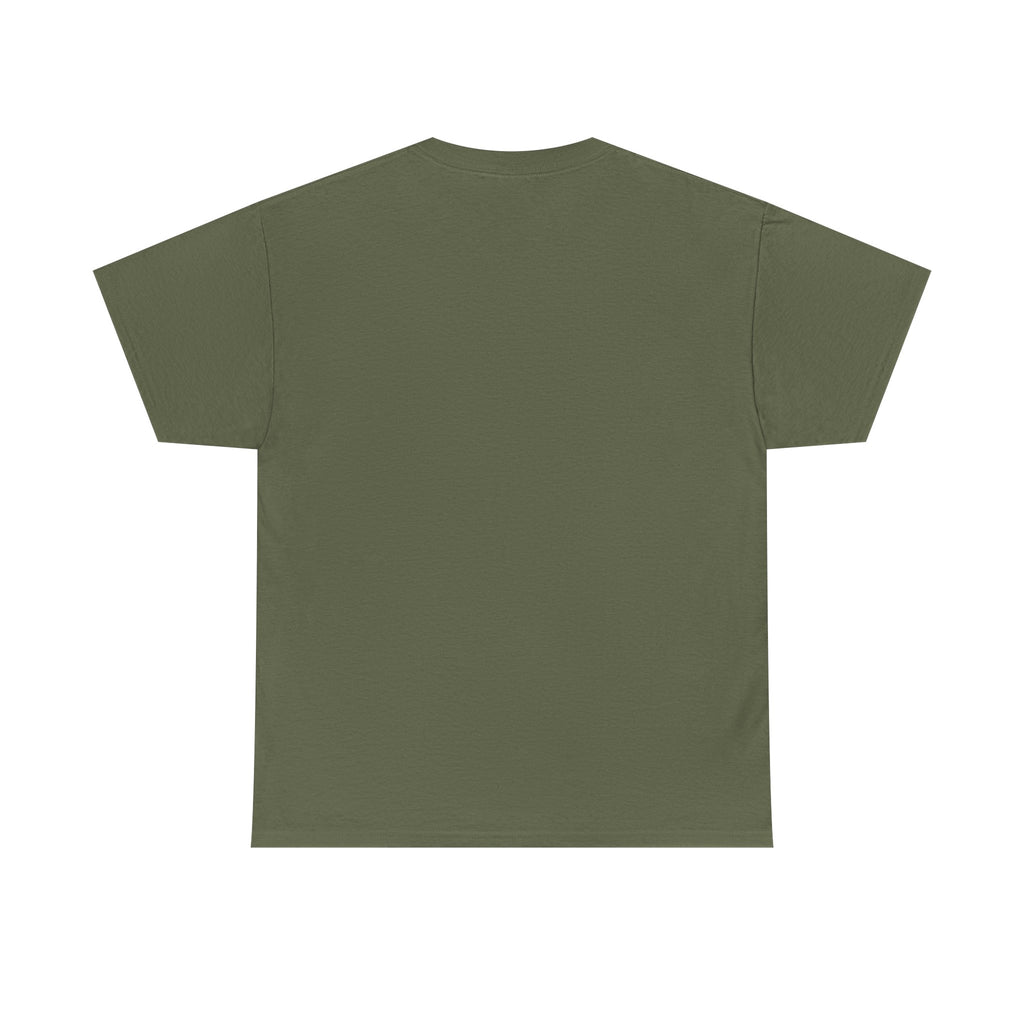 Minimal Monogram 'M' Chest Logo Tee – Classic White Cotton Shirt