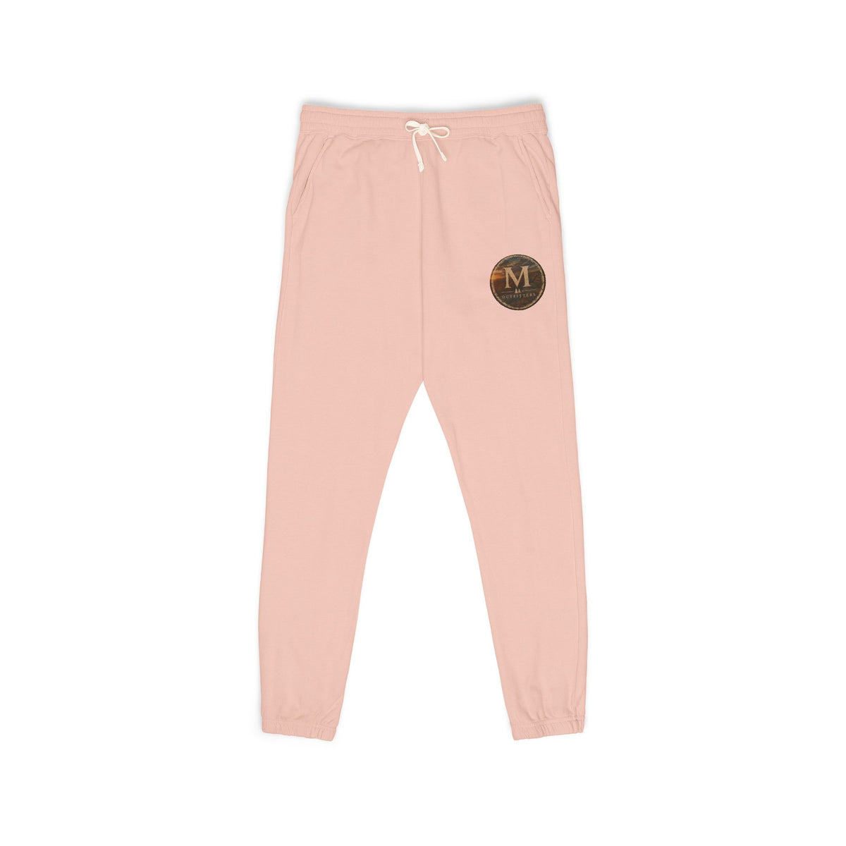 Monogram Laurel Fleece Sweatpants — Personalized 'M' Casual Joggers