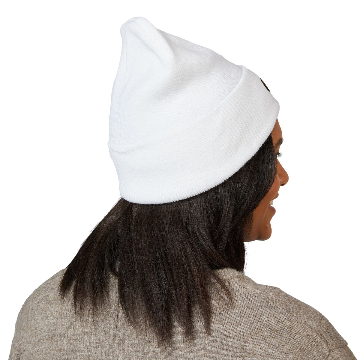 Embroidered Monogram Cuffed Beanie – Classic Knit Winter Hat