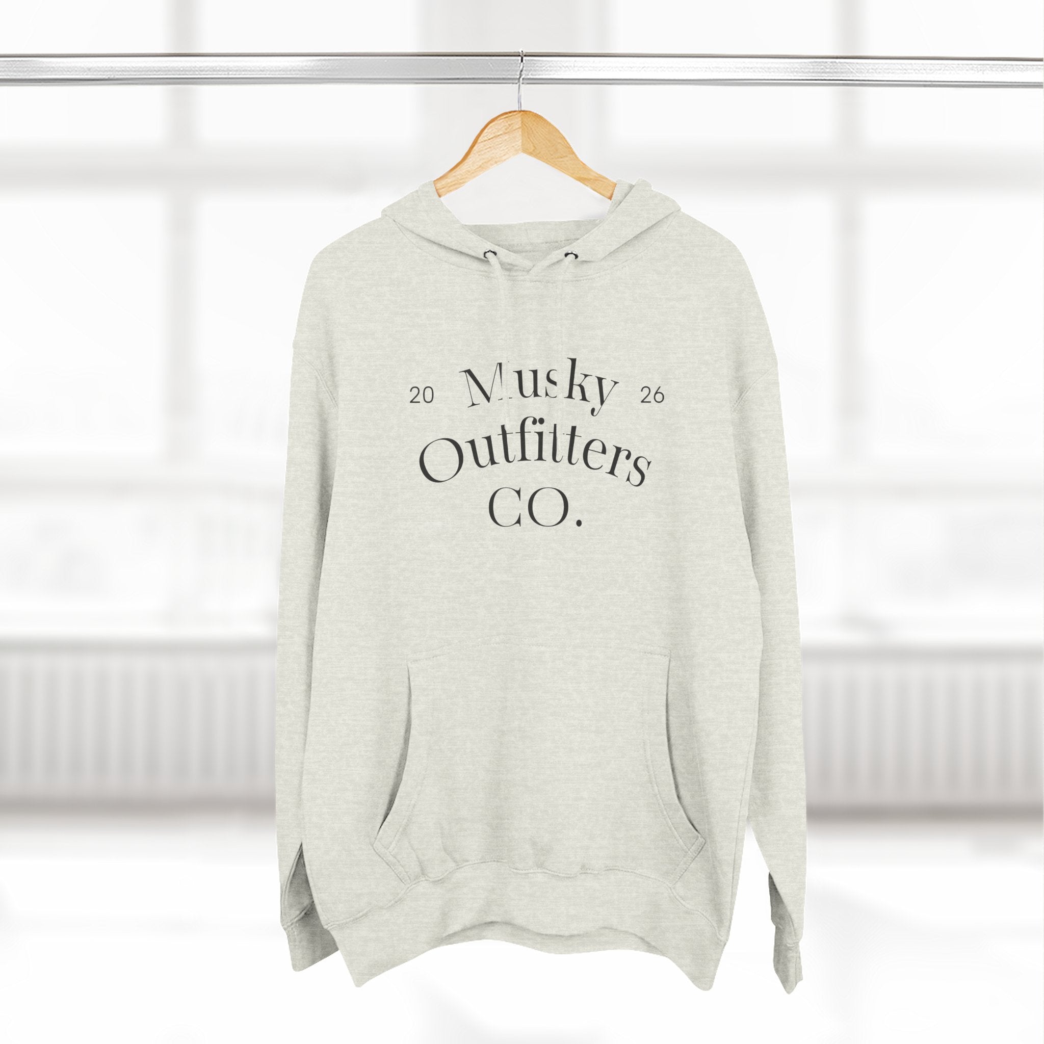 Vintage Lakeside Hoodie — Rustic Cabin Nature Graphic