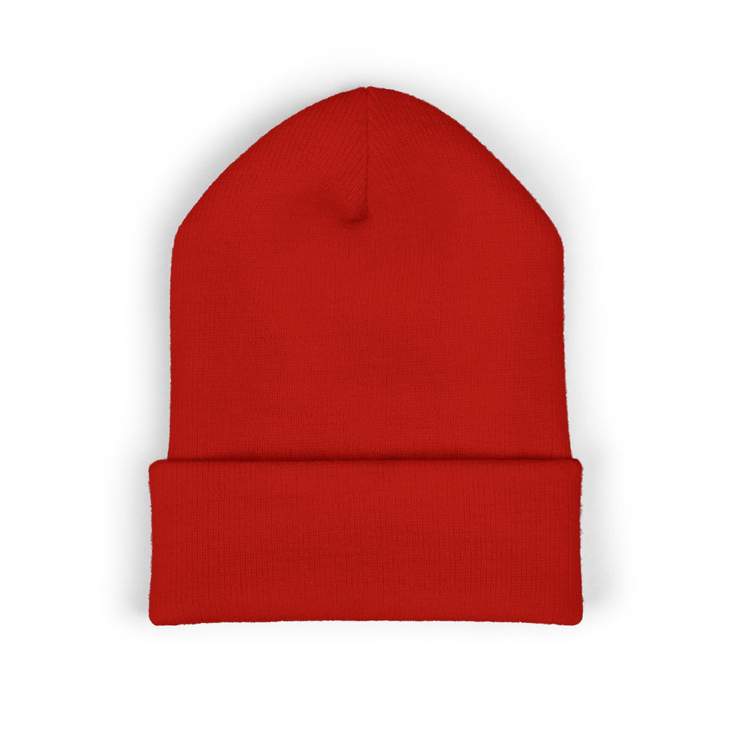 Embroidered Monogram Cuffed Beanie – Classic Knit Winter Hat
