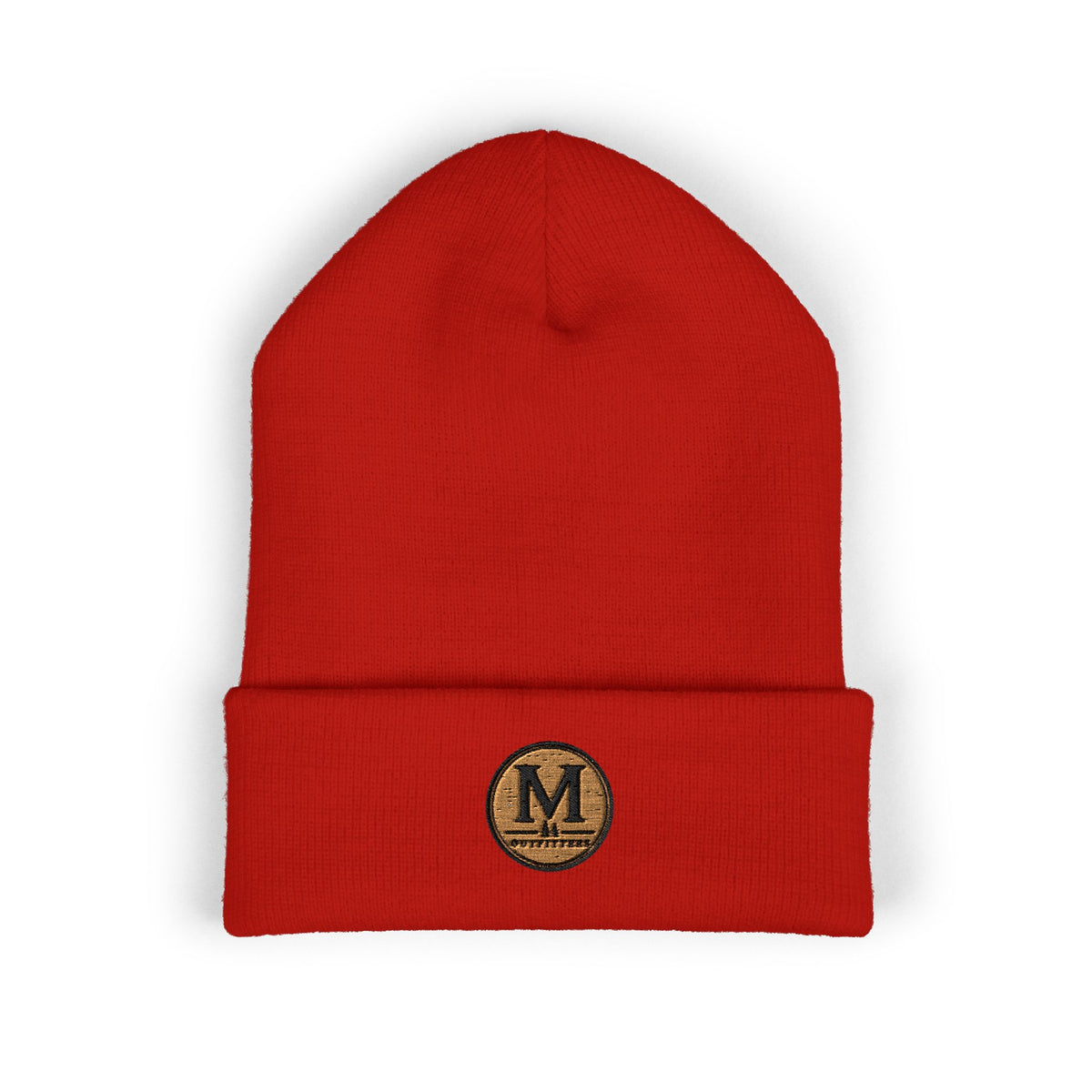 Embroidered Monogram Cuffed Beanie – Classic Knit Winter Hat