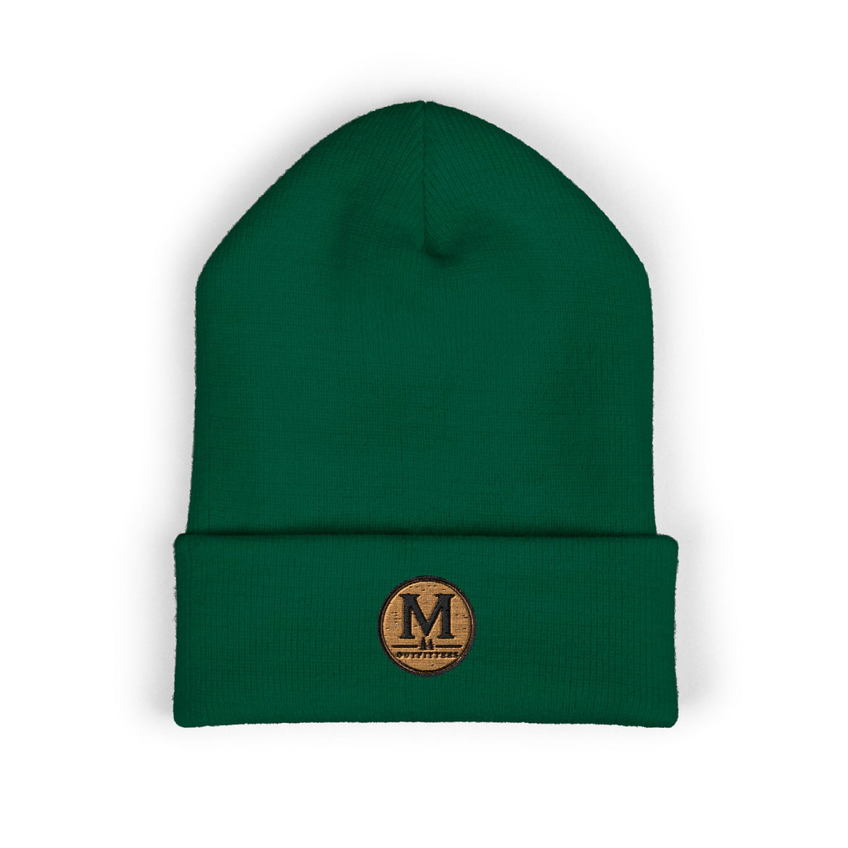 Embroidered Monogram Cuffed Beanie – Classic Knit Winter Hat
