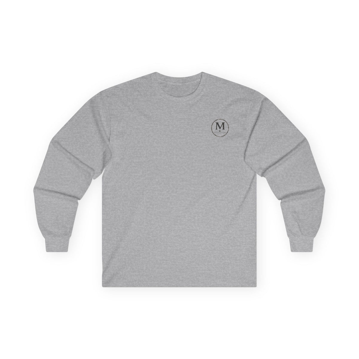 Long Sleeve Tee — Coastal Cabin Landscape Back Print